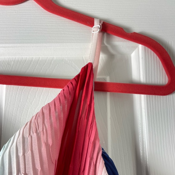 NEW L'ATISTE Women's Blue & Pink Floral Maxi Dress Size Small - Picture 9 of 14